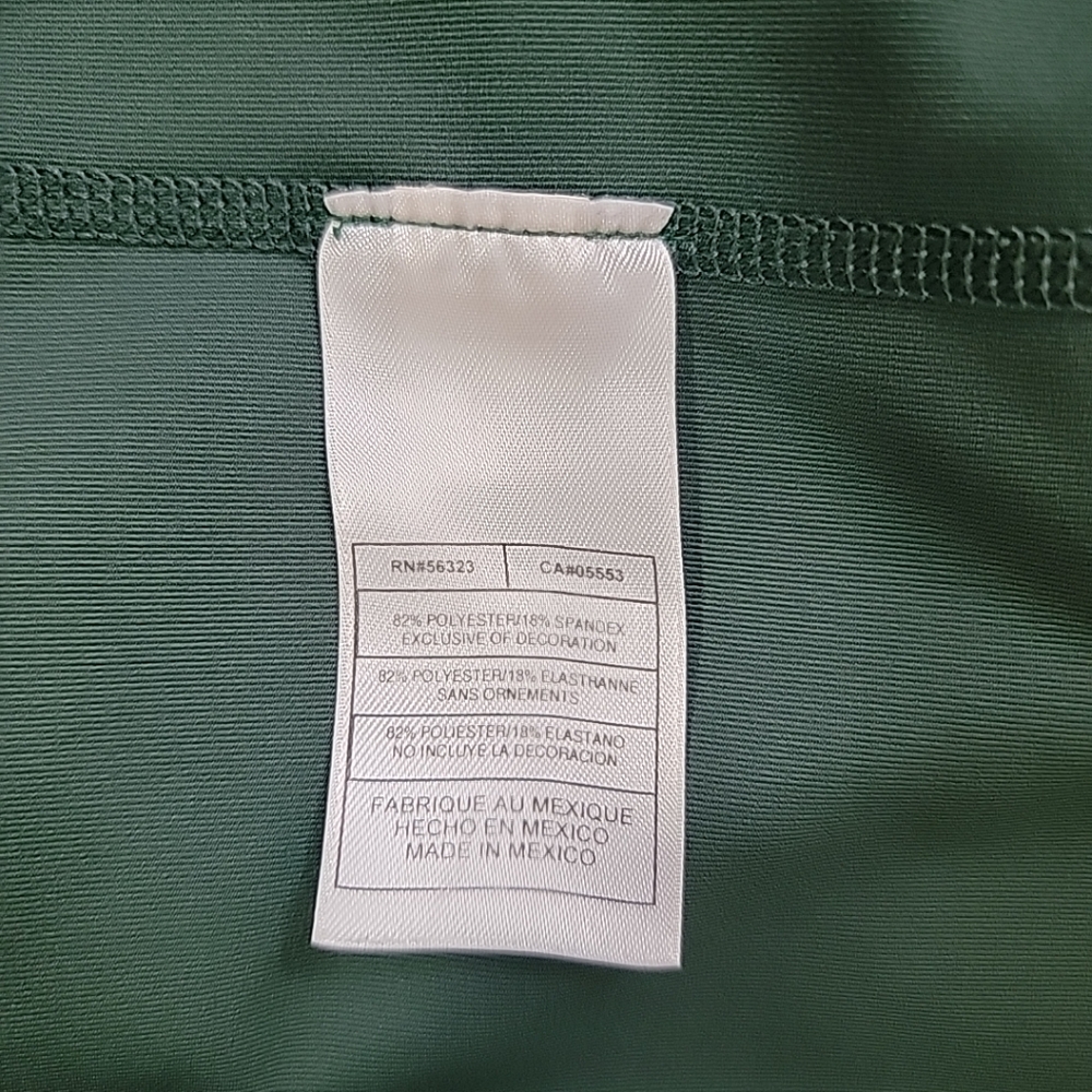 Nike Dri-Fit Men's Green Long Sleeve Pullover Shirt, L - Picture 7 of 8